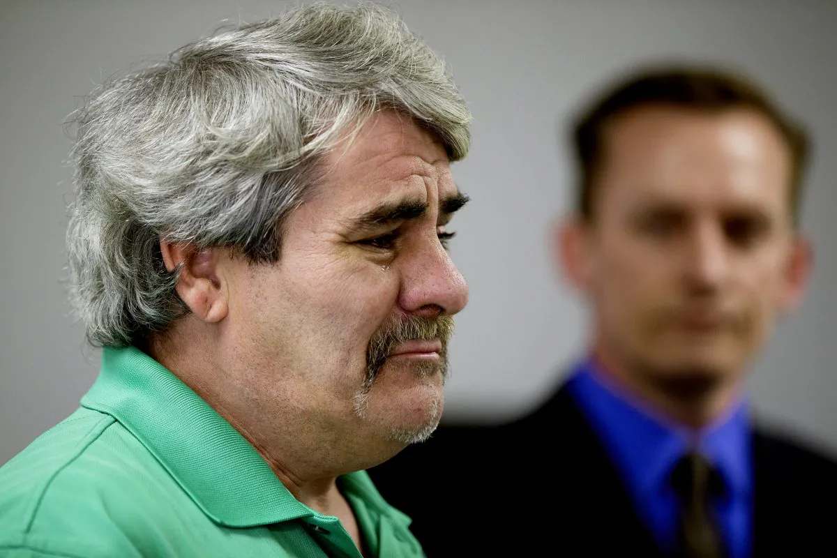 James Flavey Coy Brown talks during a news conference at the American Civil Liberties Union headquarters in Las Vegas, Nev., June 12, 2013. Brown had been discharged from a mental health care facility in Las Vegas and given a one-way bus ticket to Northern California, where he arrived without money and identification in a city where he didn’t know anyone and had never been.
(AP Photo/Julie Jacobson, File)