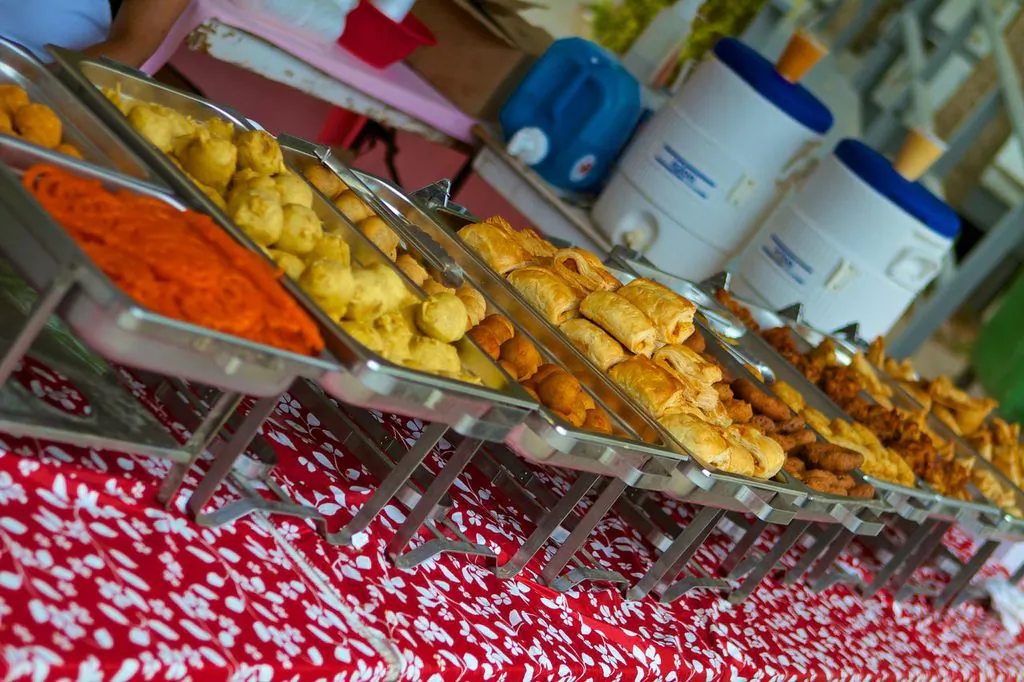 A flavourful assortment of tasty foods lined up waiting to be indulged in. (DQC Photo)