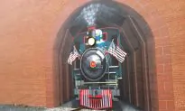 The Train Project: Artist Gives Train Mural to Small Home Town