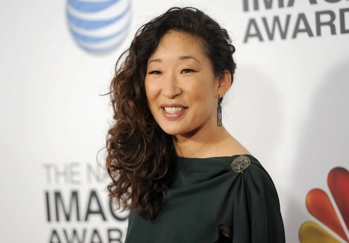 FILE - In this Feb. 1, 2013 file photo, actress Sandra Oh arrives at the 44th Annual NAACP Image Awards at the Shrine Auditorium in Los Angeles.  ABC says that “Grey’s Anatomy” star Sandra Oh is leaving the medical drama after the coming season. Shonda Rhimes, the show's creator and executive producer, said she's grateful for what she called the actress’ “brilliant” work. Rhimes said “Grey’s Anatomy” will savor Oh’s character of Dr. Cristina Yang in the upcoming 10th season, and then give her the exit she deserves. (Photo by Chris Pizzello/Invision/AP, File)