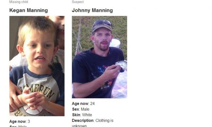 Amber Alert: Oklahoma Boy Kegan Manning Taken by Dad Johnny Manning ...