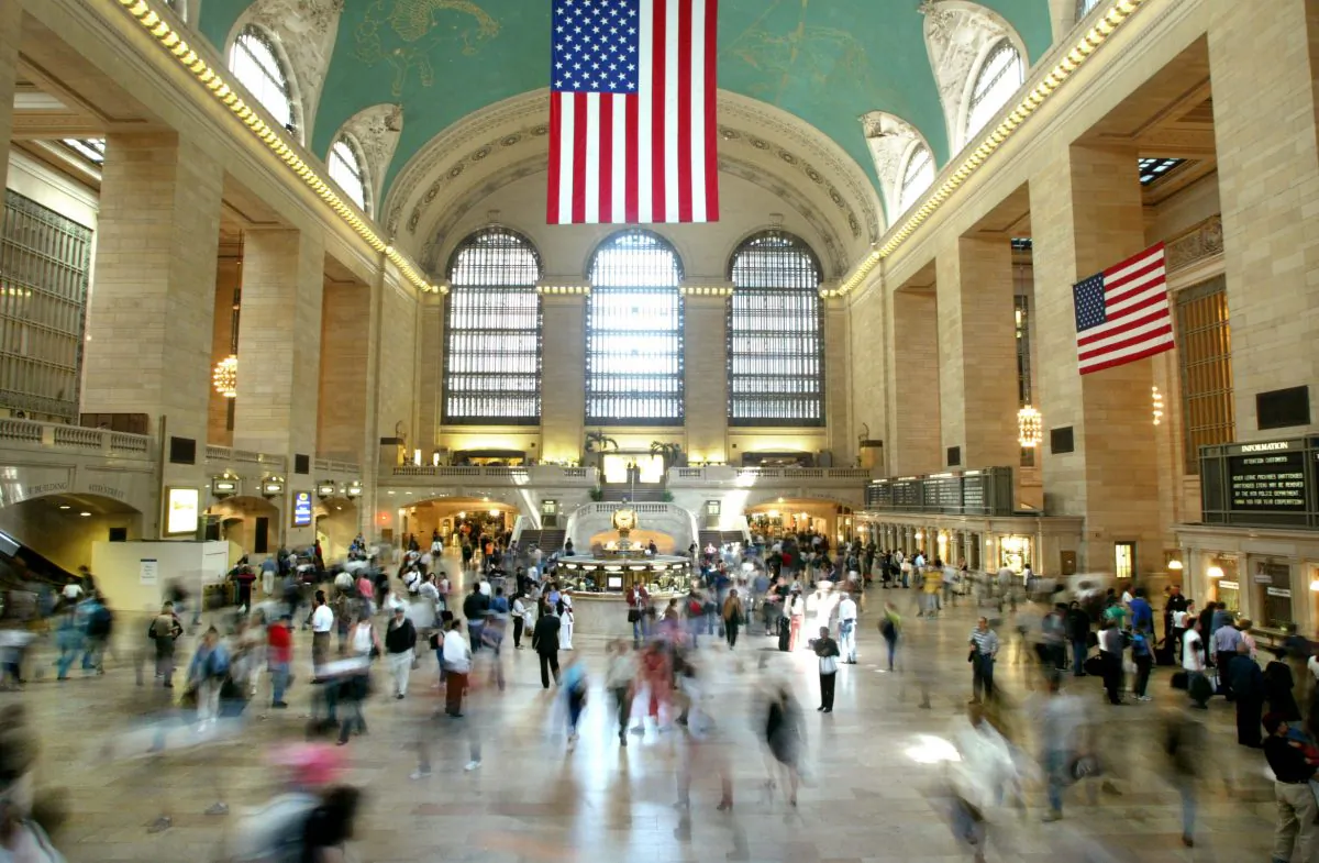 Commuters walk through Grand Central Station in this file photo in New York City. (Mario Tama/Getty Images)