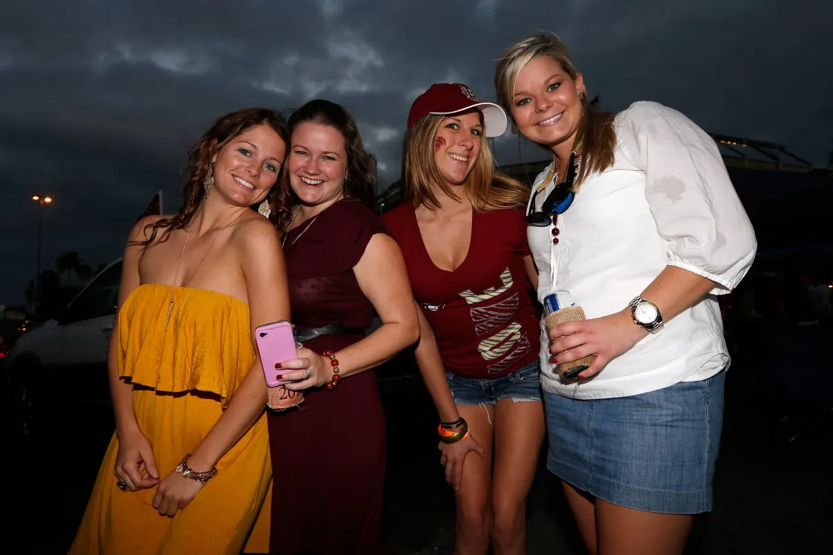 Florida State Seminoles fans tailgate during the Discover Orange Bowl at Sun Life Stadium on Jan. 1, 2013, in Miami Gardens, Fla. College parties are fun, but it's important to be safety conscious. (Chris Trotman/Getty Images)