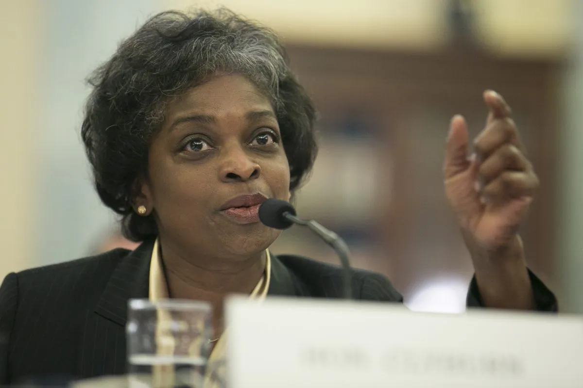 Mignon Clyburn, Acting Chair of the Federal Communications Commission, speaks in this file photo. (T.J. Kirkpatrick/Getty Images)