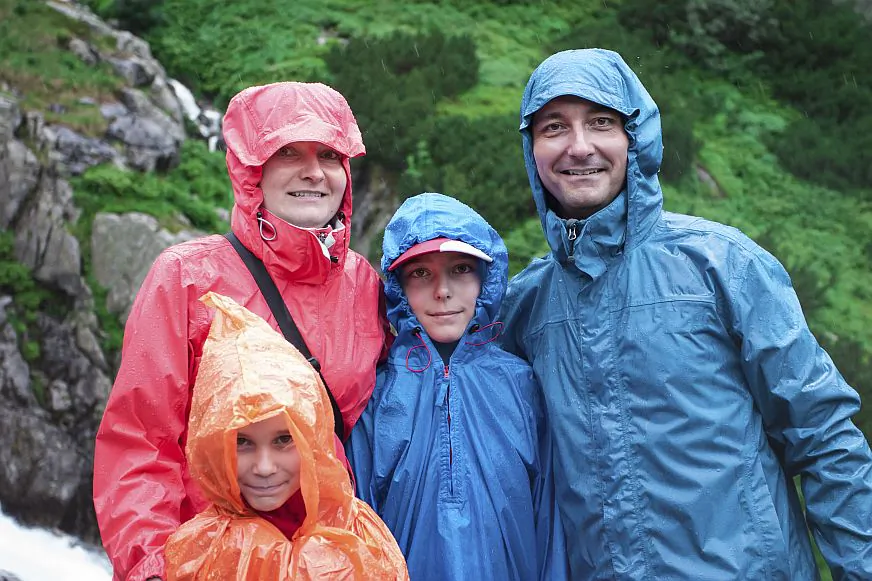 Packing a light nylon jacket could prove invaluable should the weather turn cold or wet during your travels. (photos.com) 