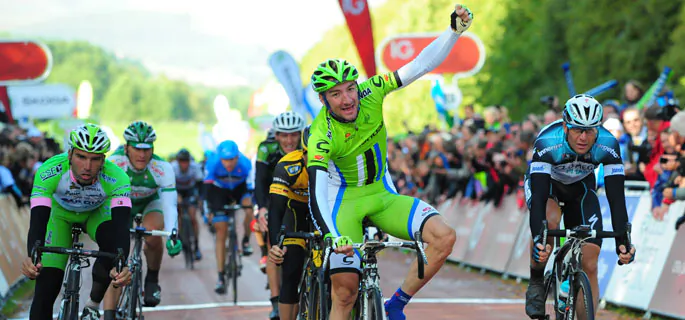 Viviani Wins Tour of Britain Stage One