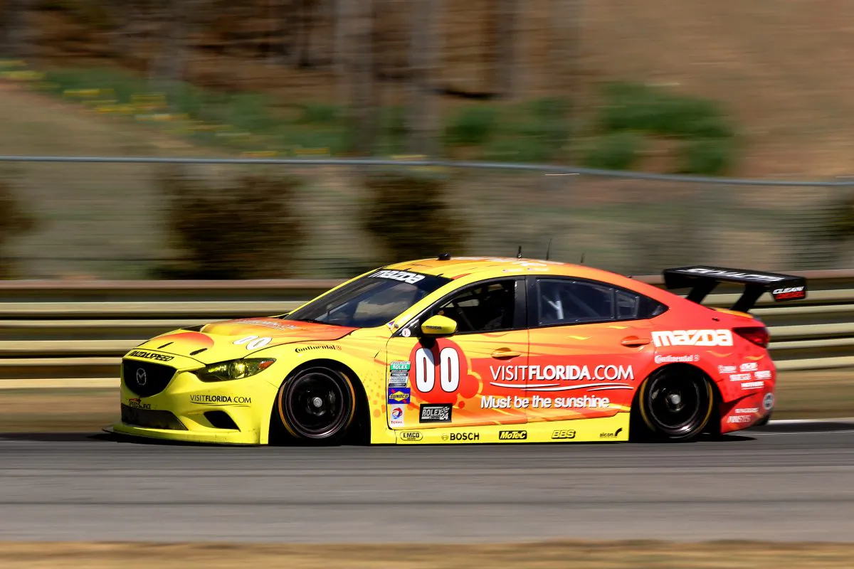 17-year-old Tristan Nunez and co-driver Joel Miller are hoping for another class win at the Rolex Championship Weekend at Lime Rock Park on Saturday. (Chris Jasurek/Epoch Times)