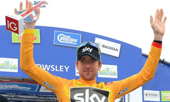 Bradley Wiggins Wins Time Trial, Race Lead in Tour of Britain