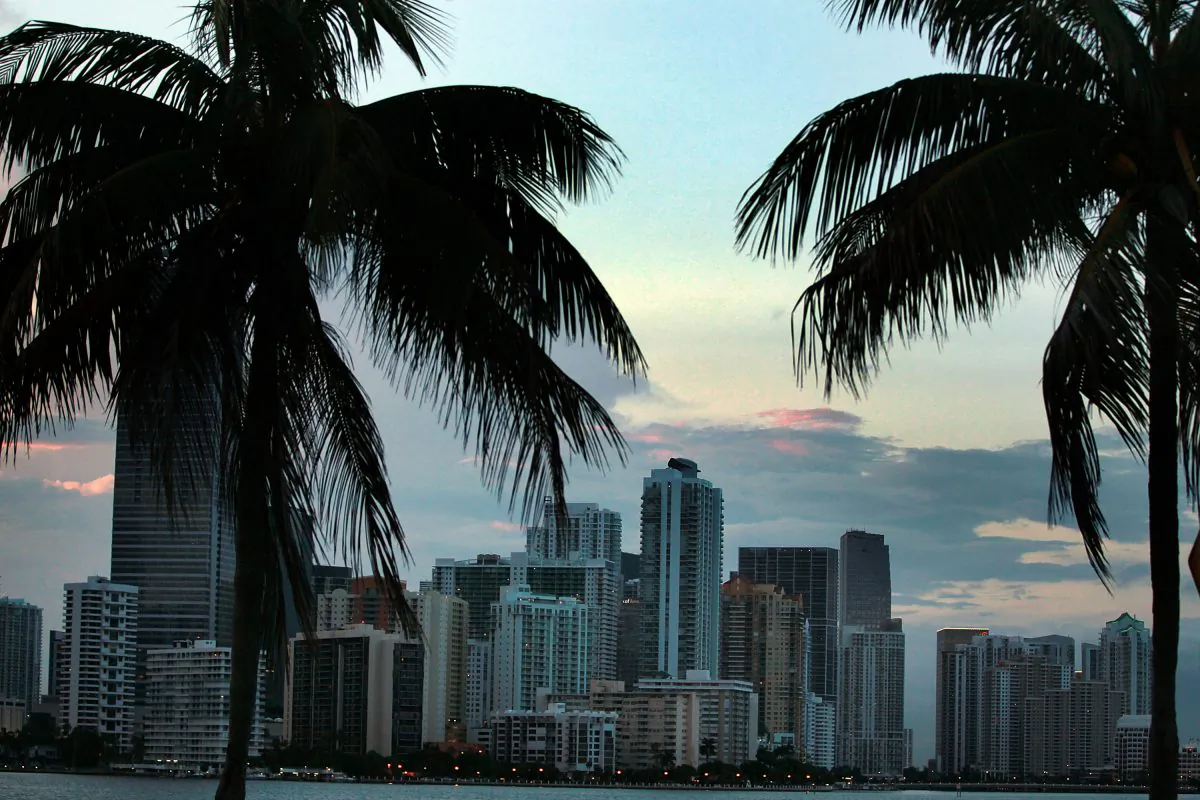 The Miami skyline. (Joe Raedle/Getty Images)