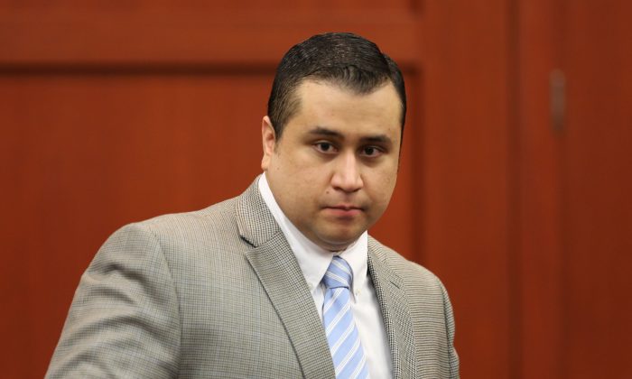 A file photo of George Zimmerman at day 23 of his murder trial in Seminole circuit court in Sanford, FL., on July 11, 2013. (Gary W. Green/Orlando Sentinel)
