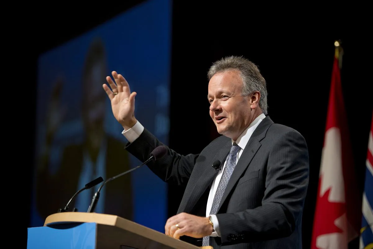 Bank of Canada Governor Stephen Poloz speaks to the Vancouver Board of Trade in Vancouver on Wednesday, Sept. 18, 2013. (The Canadian Press/Jimmy Jeong)