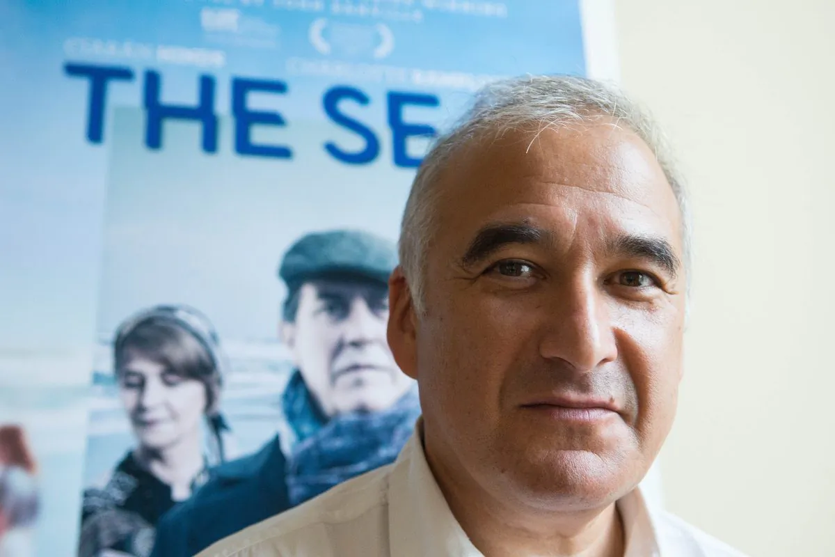 Director Stephen Brown makes his feature film debut with “The Sea,” which had its North American premiere at the Toronto International Film Festival this September. (Matthew Little/Epoch Times)