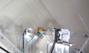 Rubik's Cube Solved by Robot in 'Under 1 Second' (Video)
