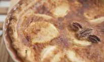 Custard Pie Made With Fall Pears