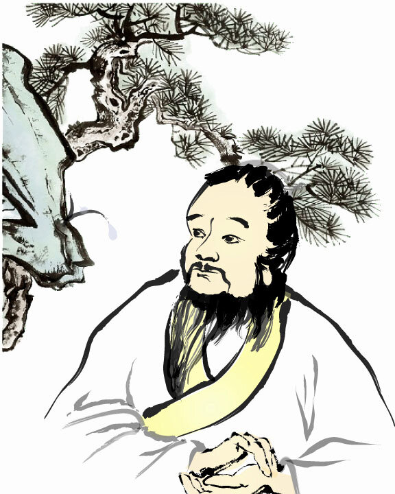 Bian Que, considered a deity doctor with clairvoyance, established medical protocols that are still in use in Chinese medicine today. (Jessica Chang/Epoch Times)