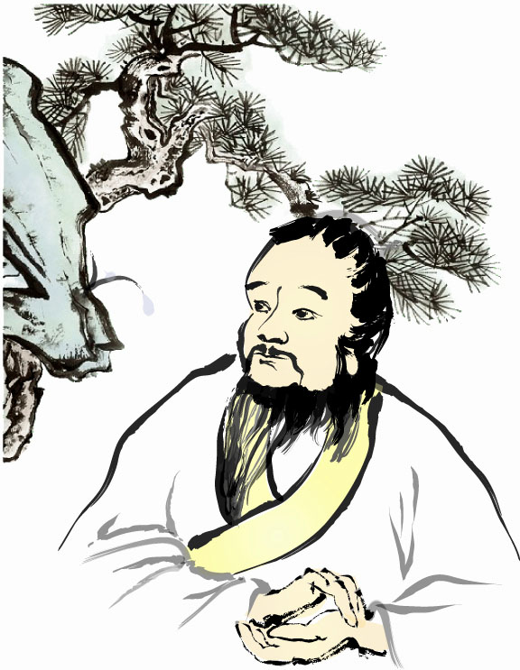 Bian Que, considered a deity doctor with clairvoyance, established medical protocols that are still in use in Chinese medicine today. (Jessica Chang/Epoch Times) 