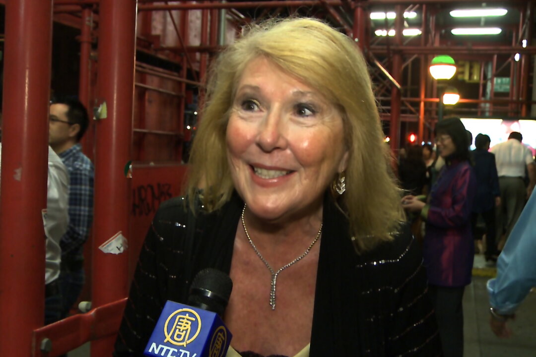 Alexandra York, author and music lover, saw Shen Yun Symphony Orchestra at Carnegie Hall on Saturday night, Oct. 5, 2013. (Courtesy of NTD Television)