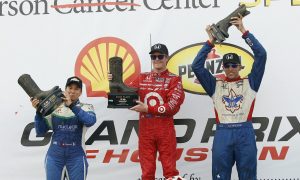 Dixon Wins First of Two Houston IndyCar Races, Closes Points Gap