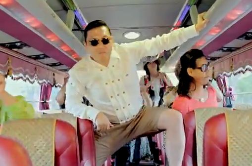 K-Pop sensation Psy in his music video "Gangnam Style." (Screenshot/YouTube)