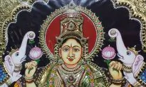 Gold, Precious Stone Embedded Ancient Indian Paintings