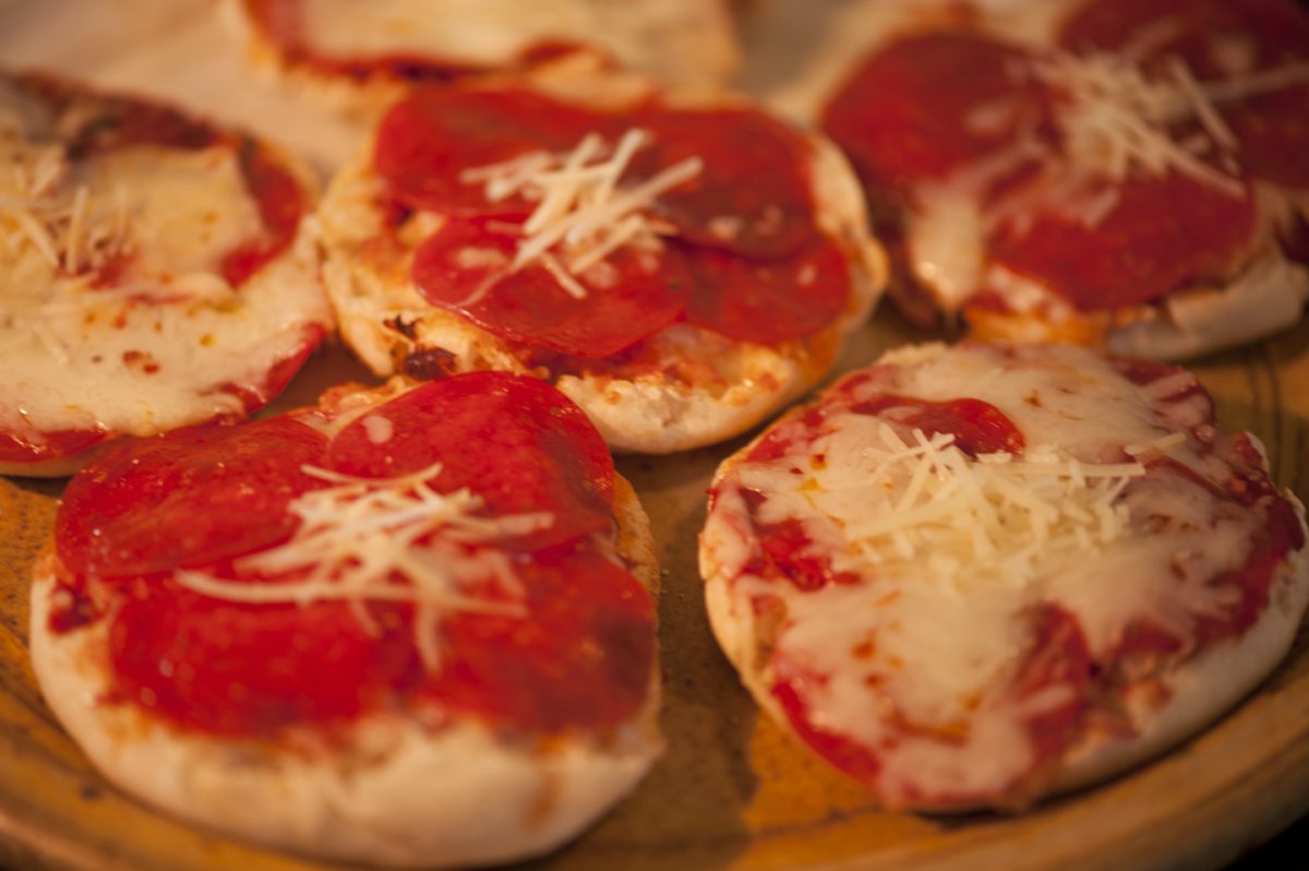 Tasty individual pizzas, cooked on a gas grill. (Cat Rooney/Epoch Times)