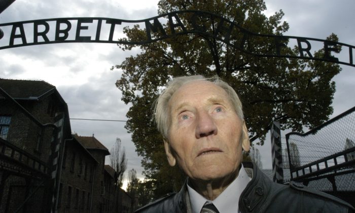 Kazimierz Piechowski, the sole survivor of the first successful escape from Auschwitz, in the documentary “The Runaway.” (Courtesy of Marek Pawlowski)