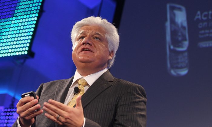 Mike Lazaridis, founder and co-chief executive of Research In Motion (RIM), file photo from Aug. 3, 2010. (Mario Tama/Getty Images)