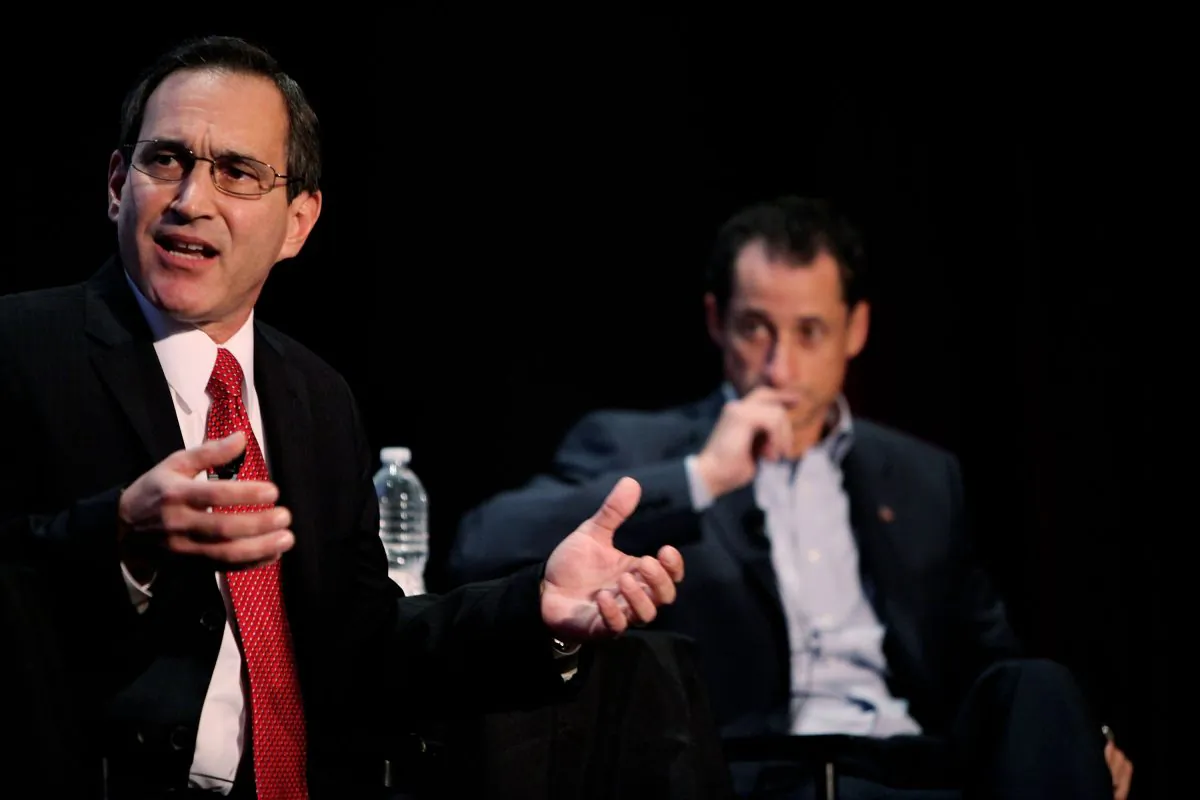 CNBC's Rick Santelli speaks at 'Tea Party,' a panel discussion at the 2010 New Yorker Festival aon Oct. 2, 2010 in New York. (Amy Sussman/Getty Images the New Yorker)