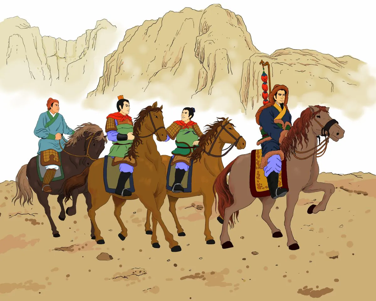 Zhang Qian, Chinese statesman, diplomat, and determined pioneer of the Silk Road. (Zhiching Chen/Epoch Times)