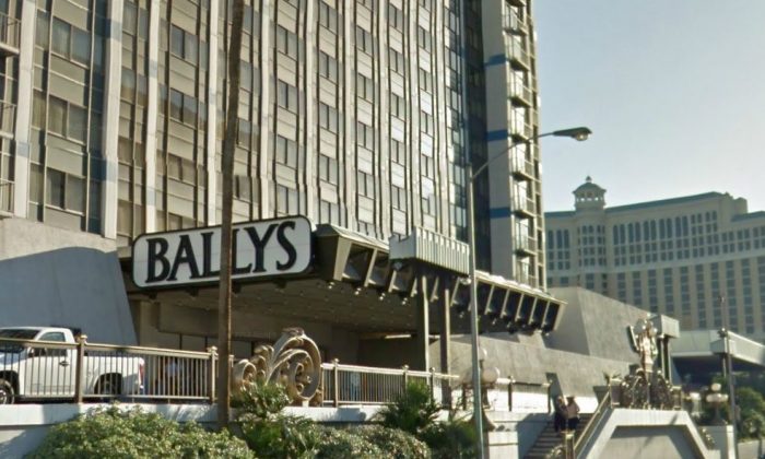A Google Maps screenshot shows the Bally's Hotel and Casino in Las Vegas.