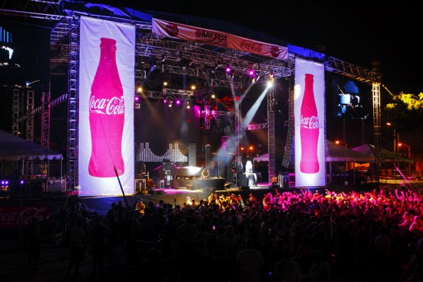 A file photo of Bayfest in 2012. The 2013 version of the festival in Mobile, Alabama will go on, despite a looming hurricane, organizers announced on Friday, Oct. 4, 2013. (Bayfest)