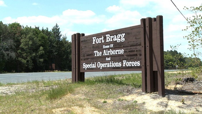 Fort Bragg, where 50 percent of the civilian employees are being furloughed because of the government shutdown.  