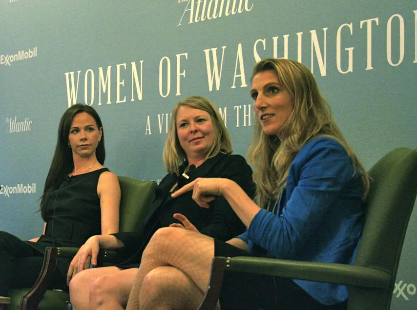 (L to R) Barbara Bush, Global Health Corps; Catherine Connor, Elizabeth Glaser Pediatric Aids Foundation; and Vanessa Kerry, Seed Global Health. Each panelist discussed her organization’s critical work in the goal of providing basic health care to under-resourced countries. (Gary Feuerberg/ The Epoch Times)