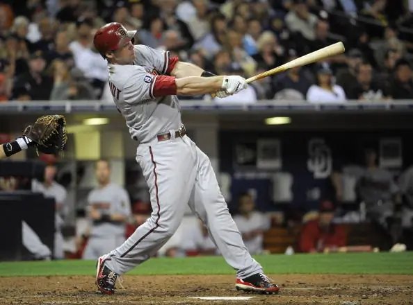 Arizona Diamondbacks first baseman Paul Goldschmidt continues to have an impressive start to his career, earning MVP considerations. (Photo by Denis Poroy/Getty Images)