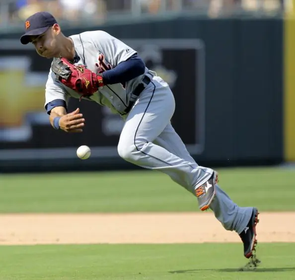 Detroit Tigers shortstop Jose Iglesias is a defensive wizard with the best batting average among American League rookies. (Photo by Ed Zurga/Getty Images)
