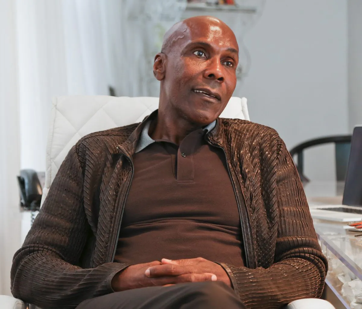 Preston Bailey at his office in Midtown on Oct. 31. (Christian Watjen/Epoch Times)