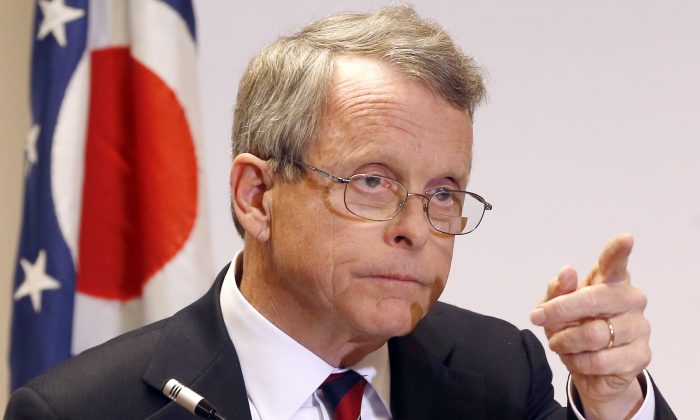 Gov. Mike DeWine in a file photo.  (AP Photo/Keith Srakocic)