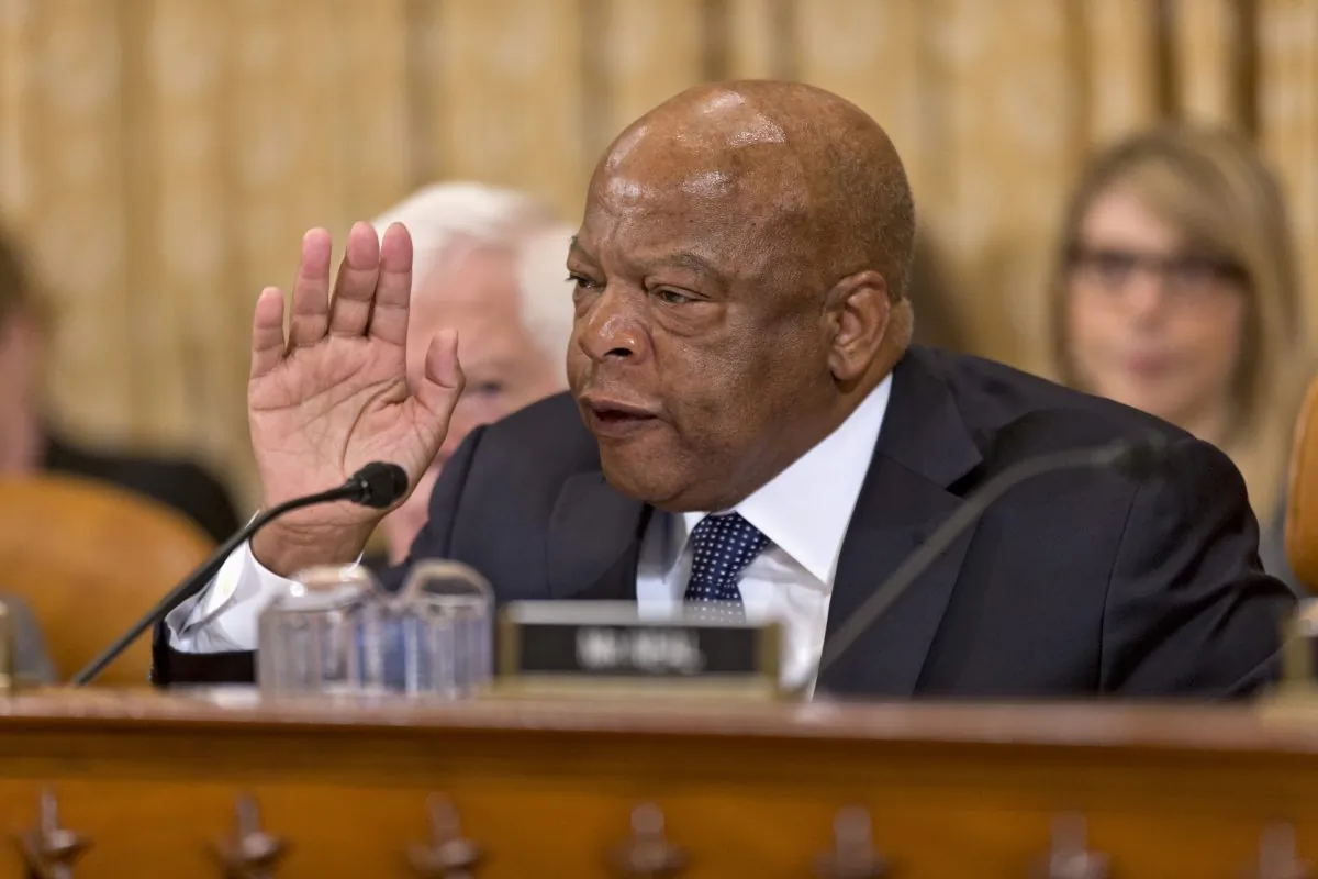 Rep. John Lewis (D-Ga.) in Washington in a Sept. 2019 file photograph. (Mark Wilson/Getty Images)