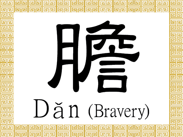 courage chinese symbol