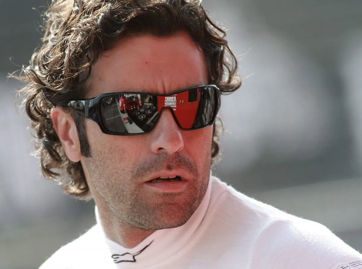 Dario Franchitti, driver of the #10 Target Chip Ganassi Racing Honda Dallara prepares for practice for the Grand Prix of Baltimore on August 30, 2013 in Baltimore, Maryland. (Brian Cleary/Getty Images)