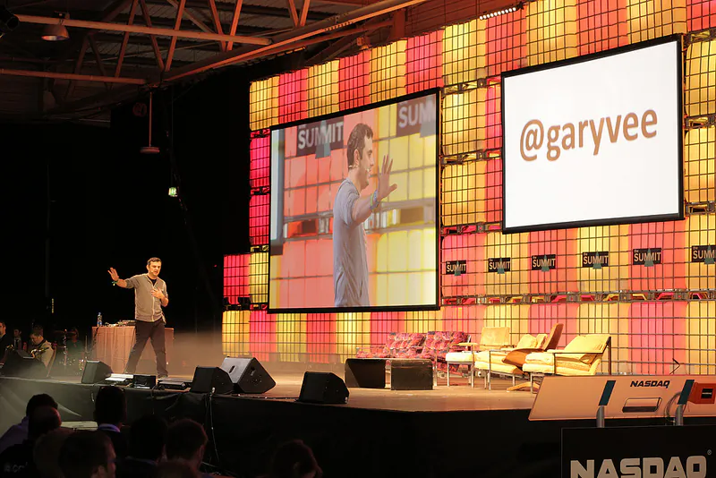 Gary Vaynerchuk founder of VaynerMedia speaking at "The Summit" conference in Dublin in October (The Summit)