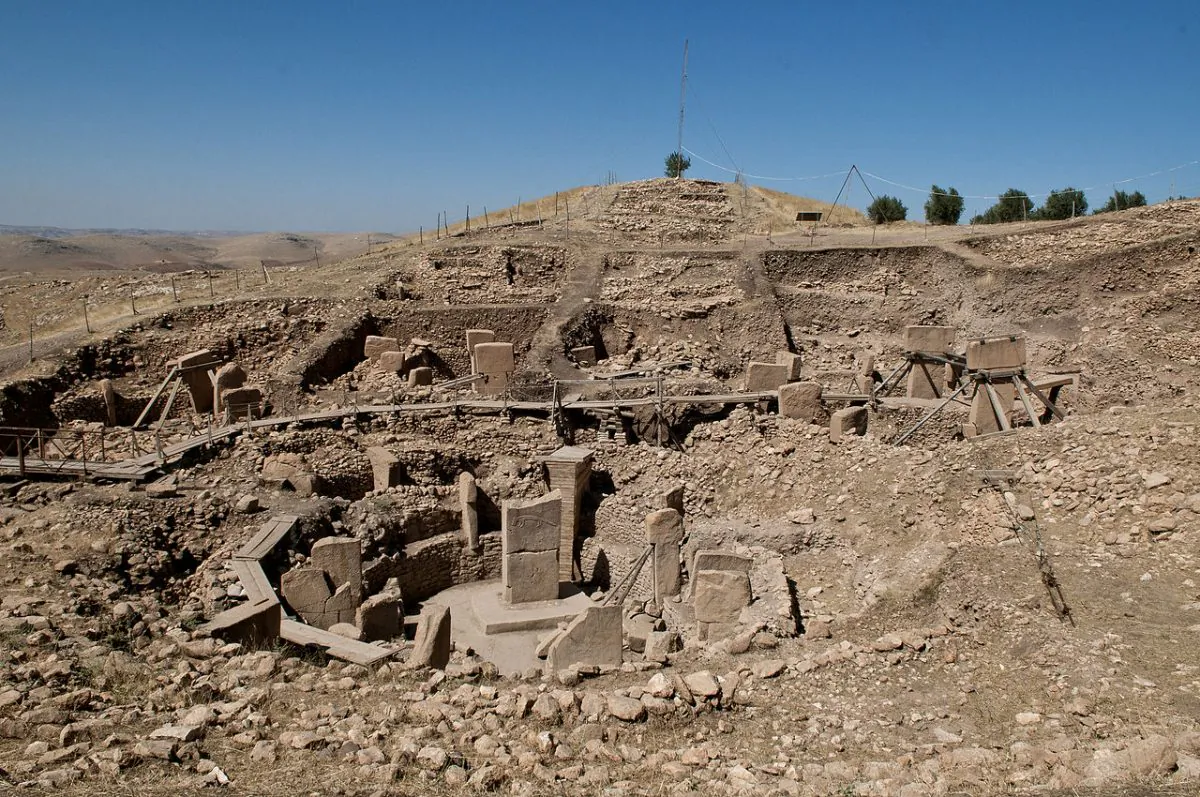 Gobekli Tepe, thought to be the oldest place of worship and a massive series of stone megaliths spanning more than 20 acres and predating Stonehenge by some 6,000 years, making it about 12,000 years old. (Wikimedia Commons)