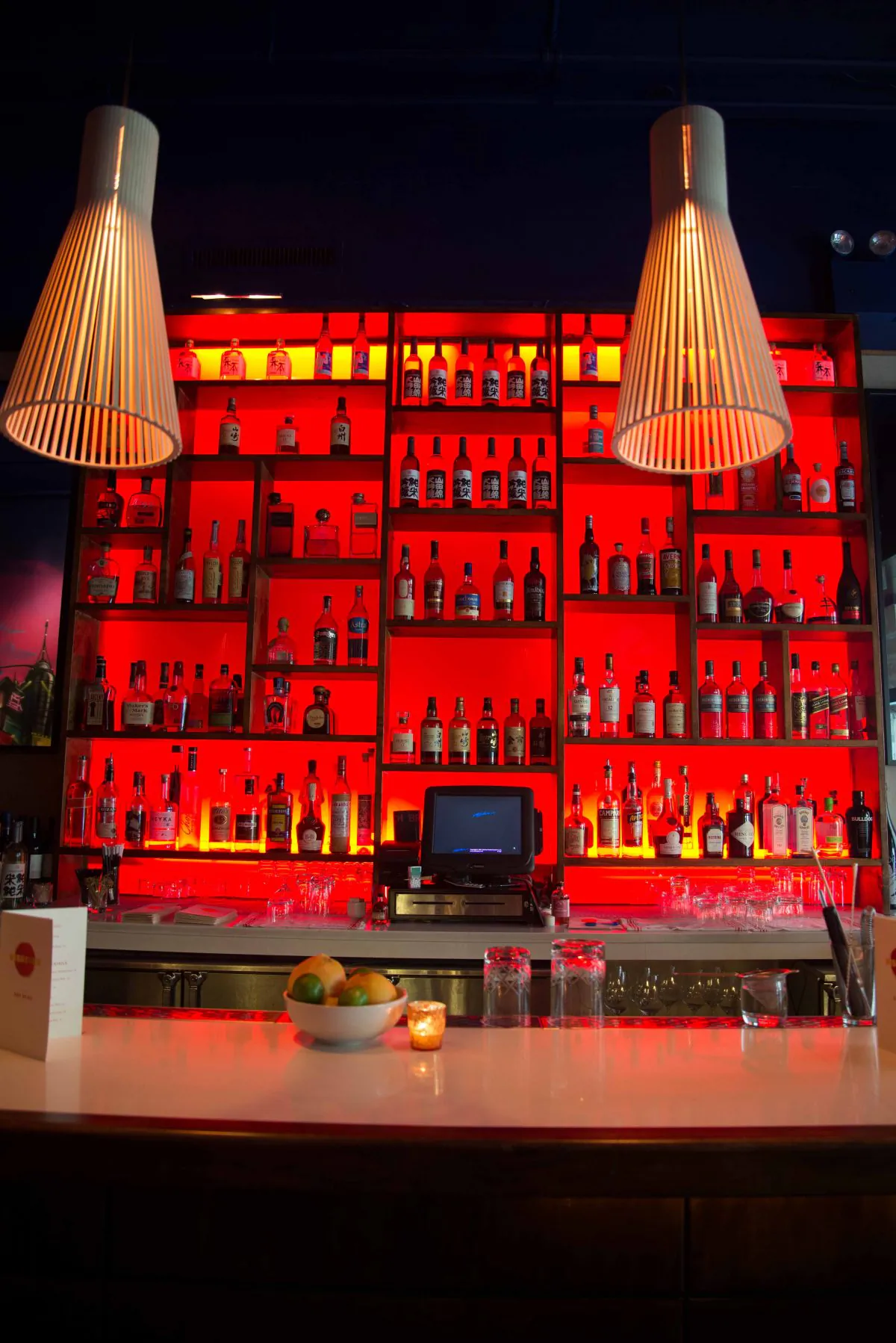 The bar at Bisutoro, in Tribeca.(Courtesy of Bisutoro)