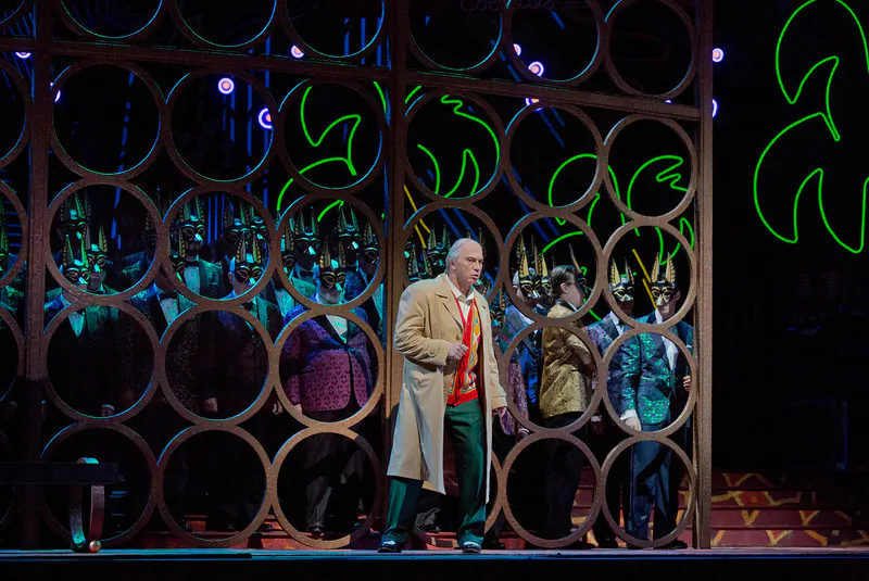 Dmitri Hvorostovsky as one of opera’s most enduring characters, Rigoletto, in the opera by that title. (Ken Howard/Metropolitan Opera)
