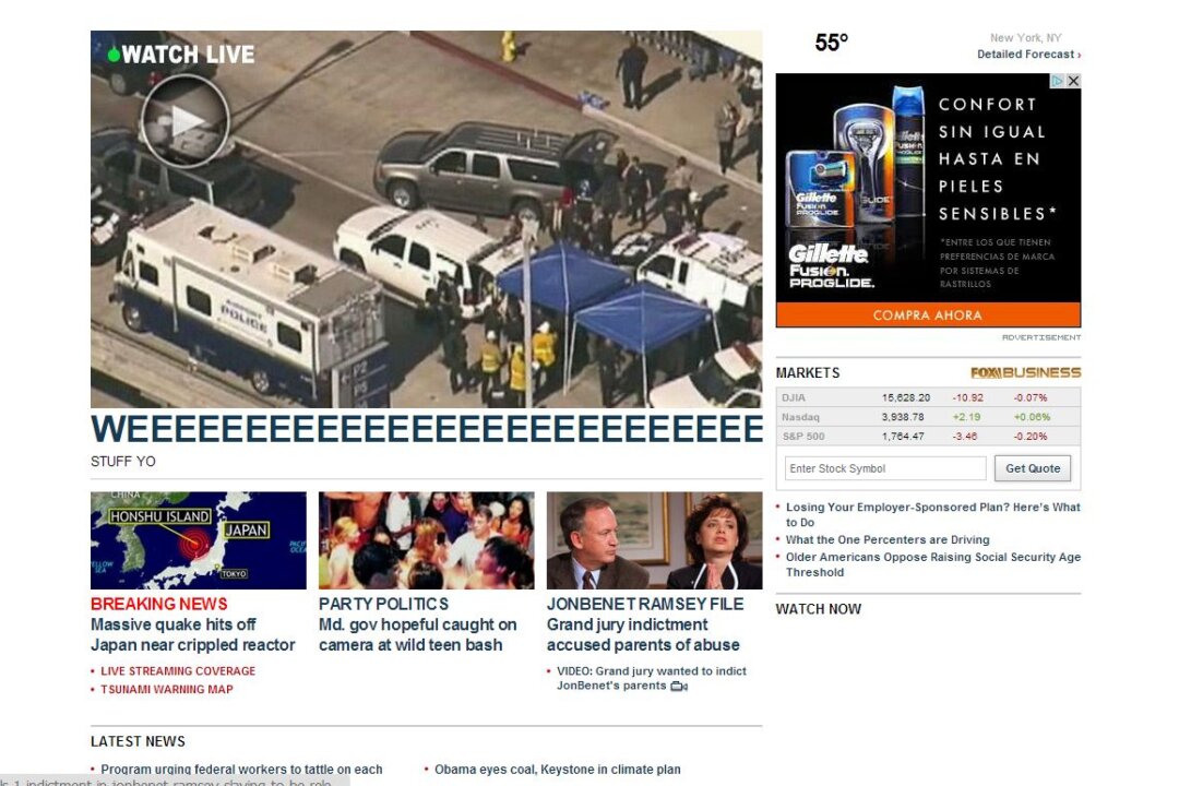 Fox News Website Hacked? Says WEEEE STUFF YO The Epoch Times