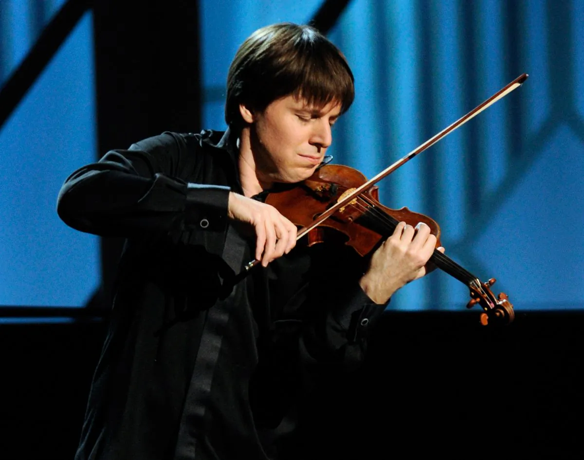 Violinist Joshua Bell performs during the opening night of The Smith Center for the Performing Arts on March 10, 2012 in Las Vegas, Nevada. (Photo by Ethan Miller/Getty Images for The Smith Center)