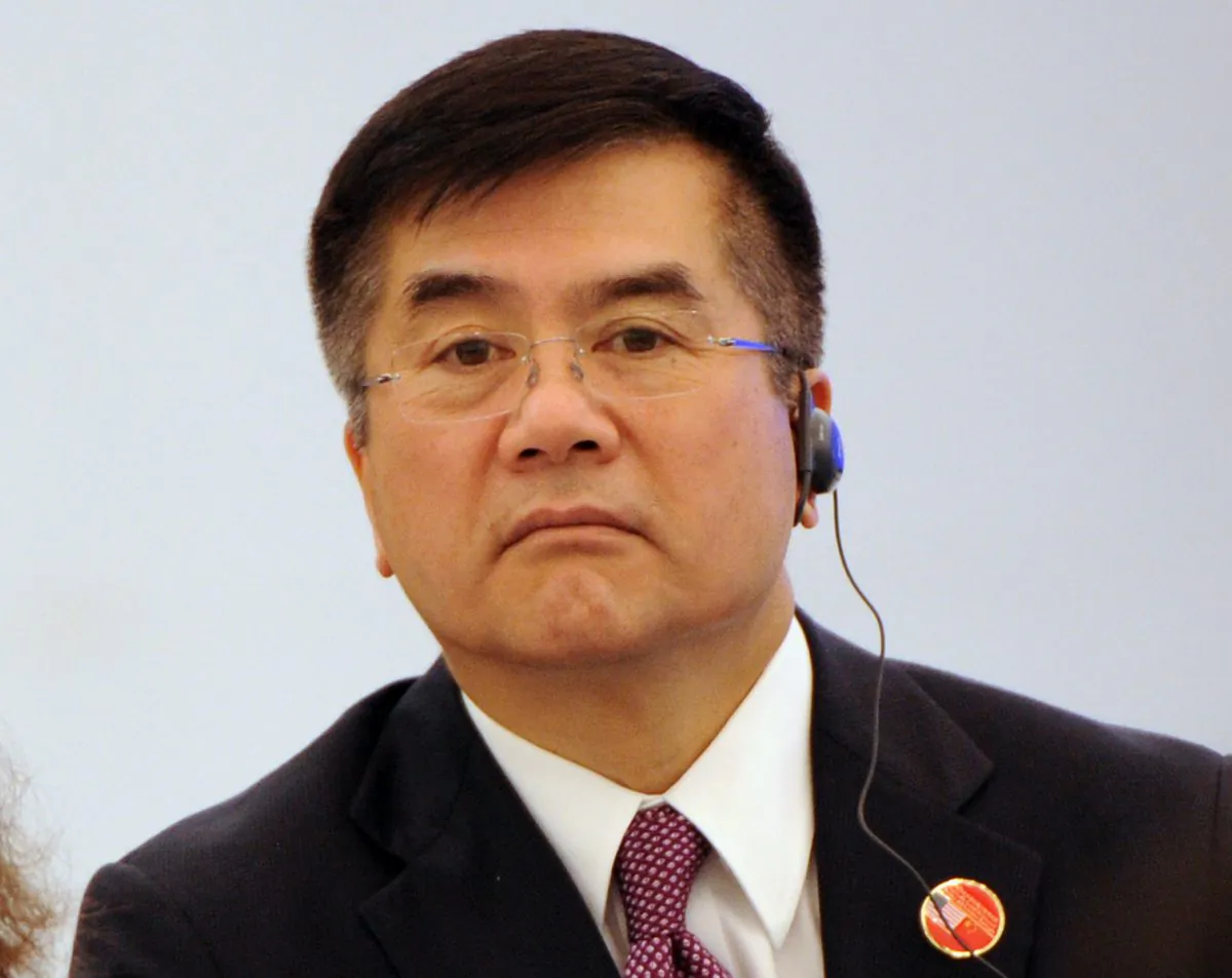The U.S. Ambassador to China Gary Locke during the U.S.-China People-to-People Exchange at the National Museum in Beijing on May 4, 2012. After Locke announced on Nov. 20 that he was resigning his post, effective early in 2014, some Chinese netizens wondered if he is doing so because he has irritated the Chinese regime. (Mark Ralston/AFP/GettyImages)