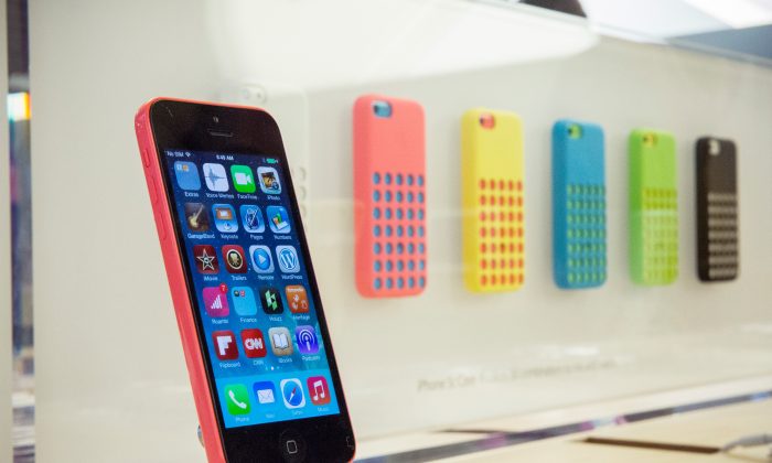 The iPhone 5c in a file photo. (Andrew Burton/Getty Images)