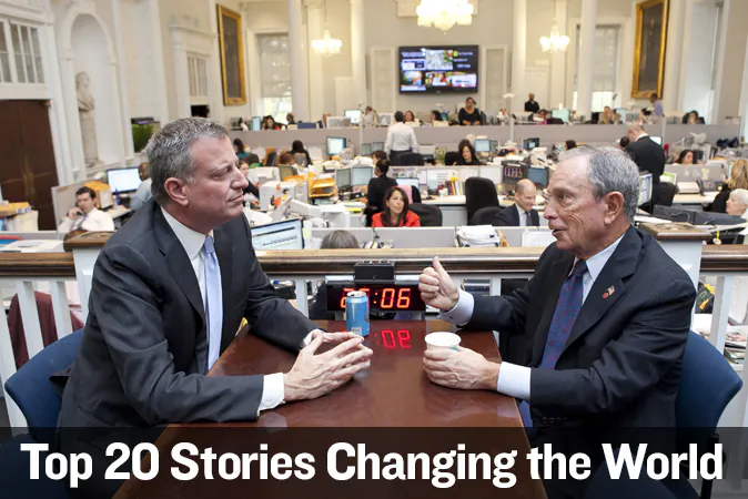 Top 20 Stories of 2013 – No. 17: New York’s New Progressive Mayor
