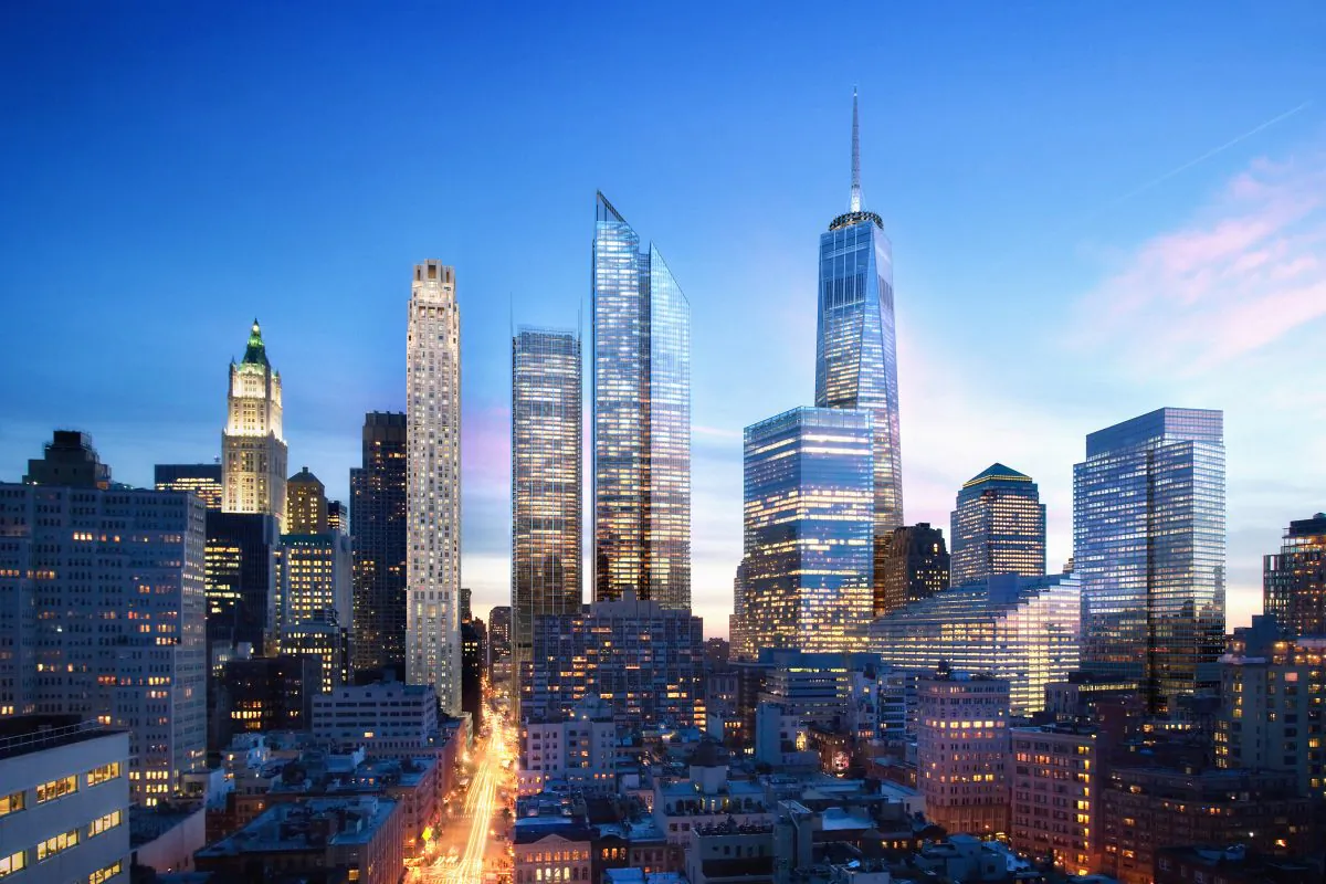 A rendering of 30 Park Place. (Courtesy of SPI)